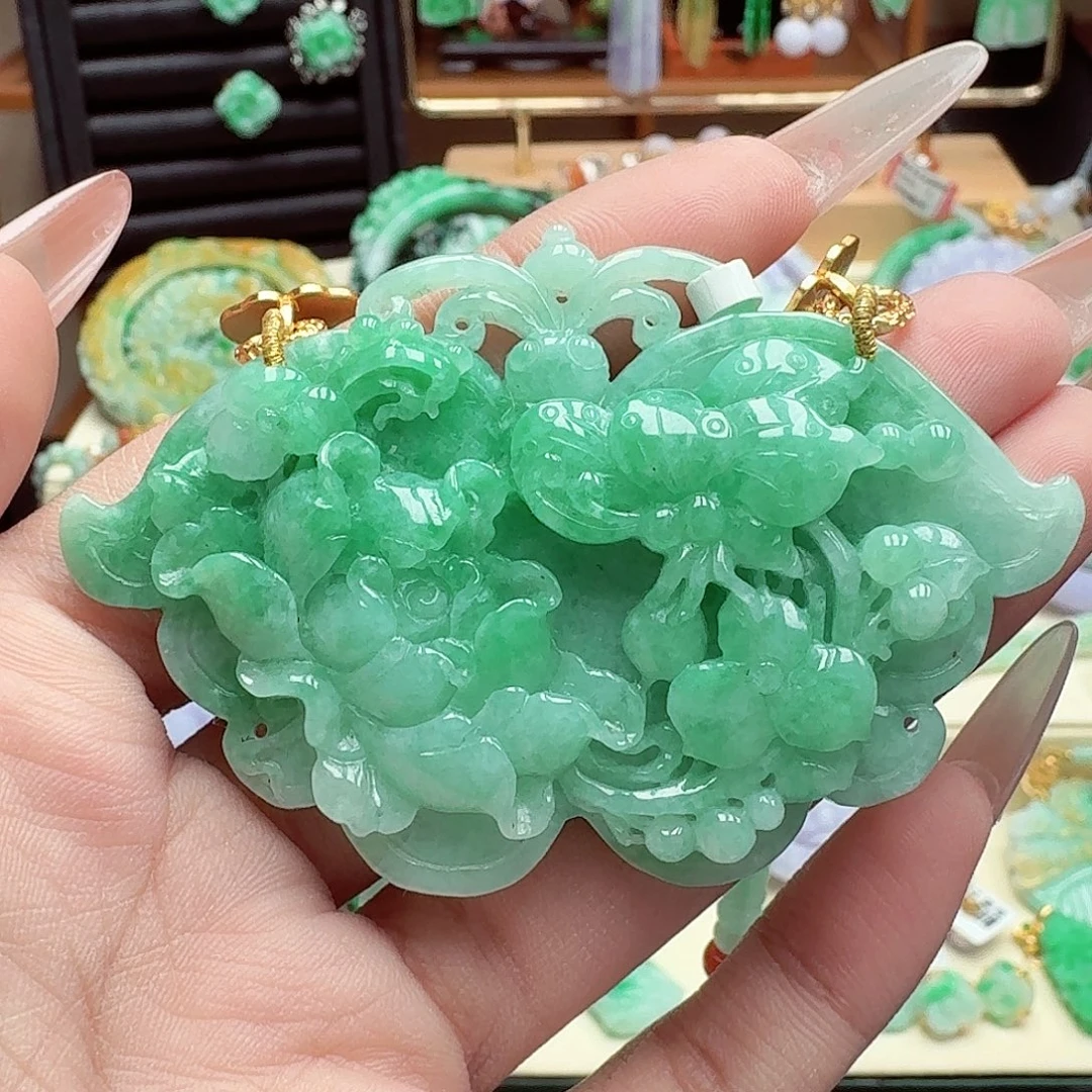 颈饰未镶嵌翡翠翡翠吊坠