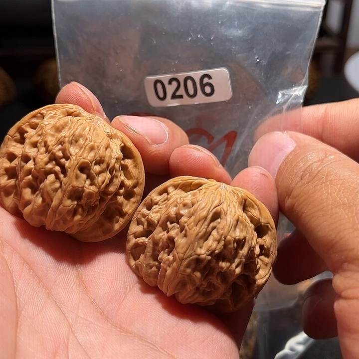 文玩核桃把件39全品磨盘