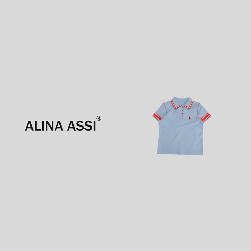 【一个艺】2025春夏新款百搭简约显瘦女短袖上衣YMM853