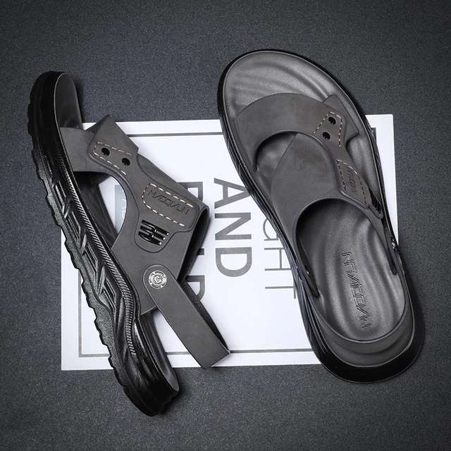 凉鞋男款2024新款夏季外穿高端爸爸涉水沙滩鞋男士夏天开车凉拖鞋