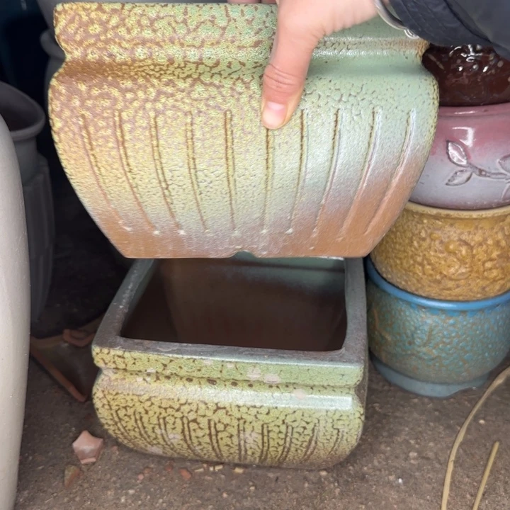 瑕疵花盆处理啦口17高13