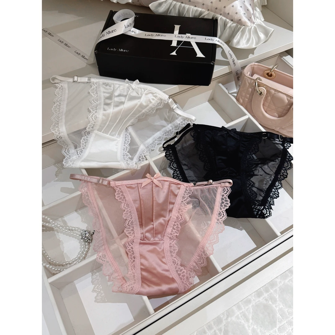 「LA」Ivr·温润克制丨静感系列*纯欲性感缎面高级简约舒适内裤女