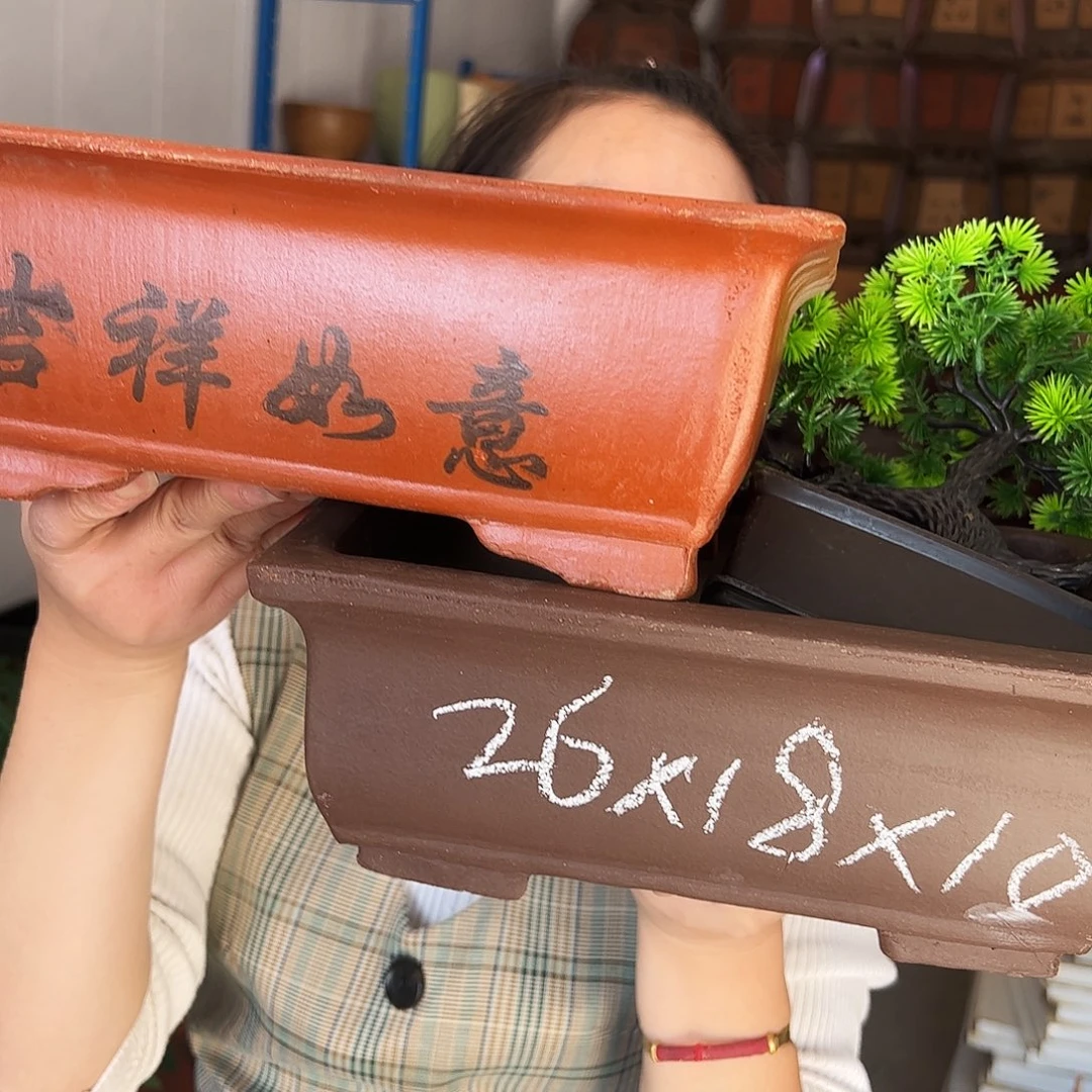 26素面马槽26红马槽花盆花盆花盆