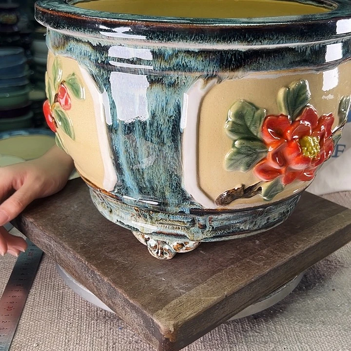 泳坤堂石湾盆陶瓷