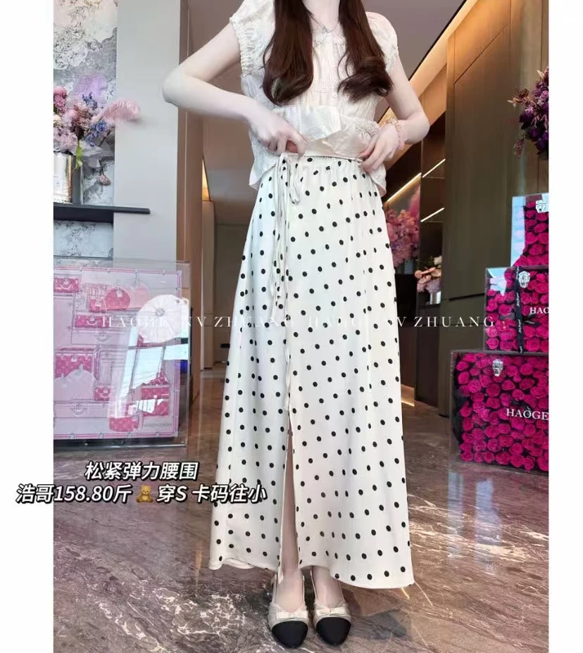 浩哥女装铭顺●光缎波点JJX4BSQ3234半身裙预夏季显瘦休闲薄款减龄