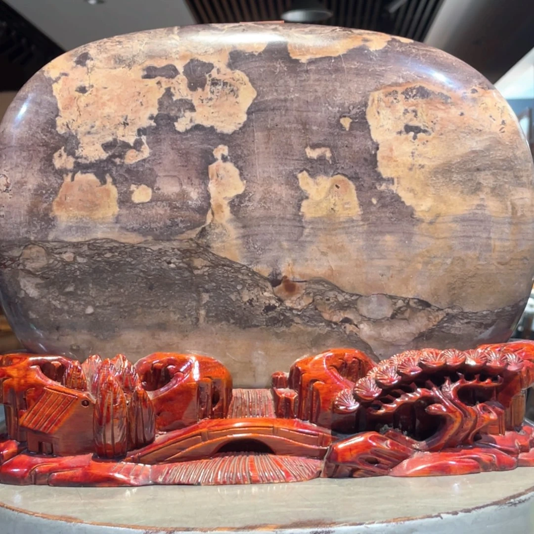 彩石三峡清江画面石35/28/4