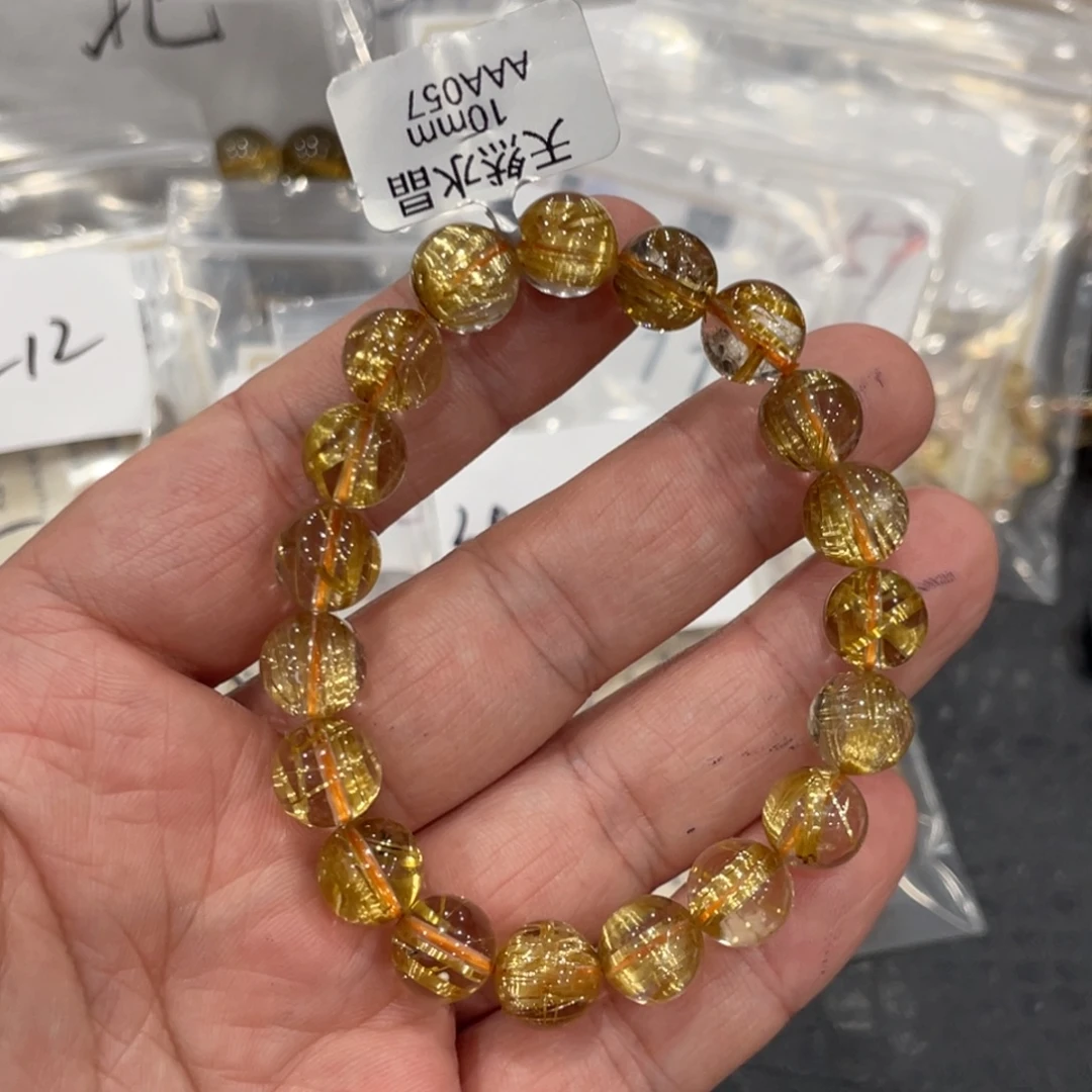 水晶手链未镶嵌aaa057钛晶
