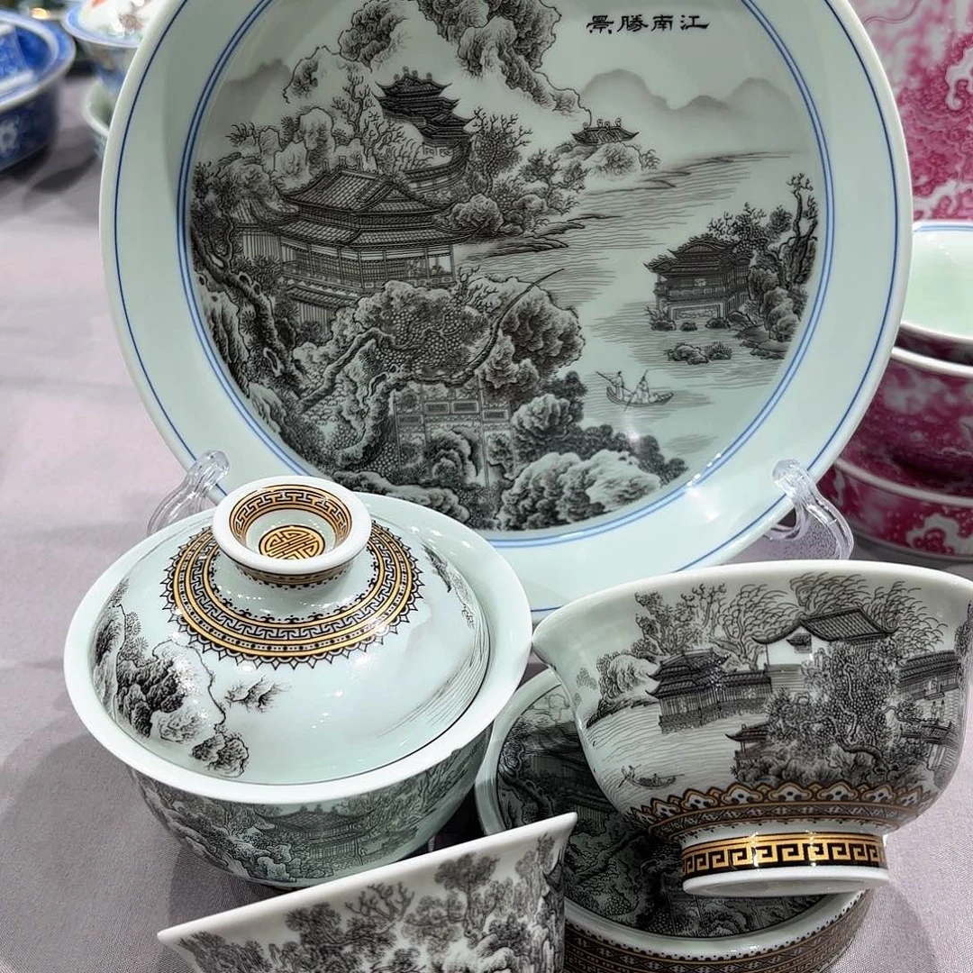 瓷片景德镇瓷器博物陈列