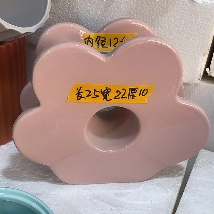 摆件陶盆有孔 微瑕介意勿拍