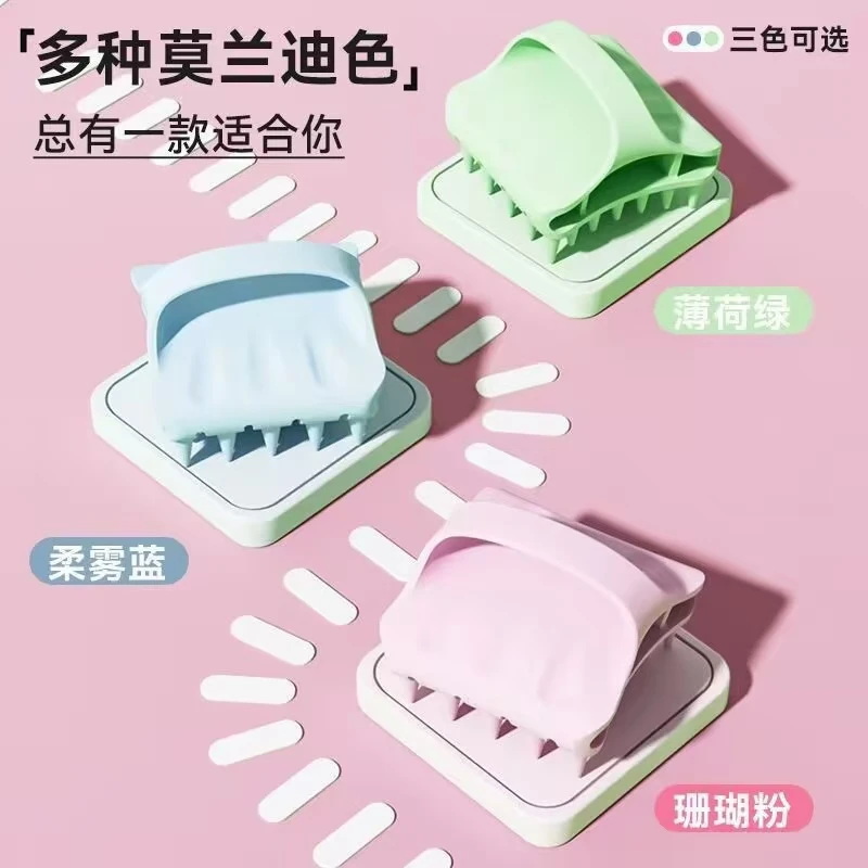 软硅胶弹力大硅胶洗头梳镂空按摩头皮清洁不伤发洗头神器解压顺发