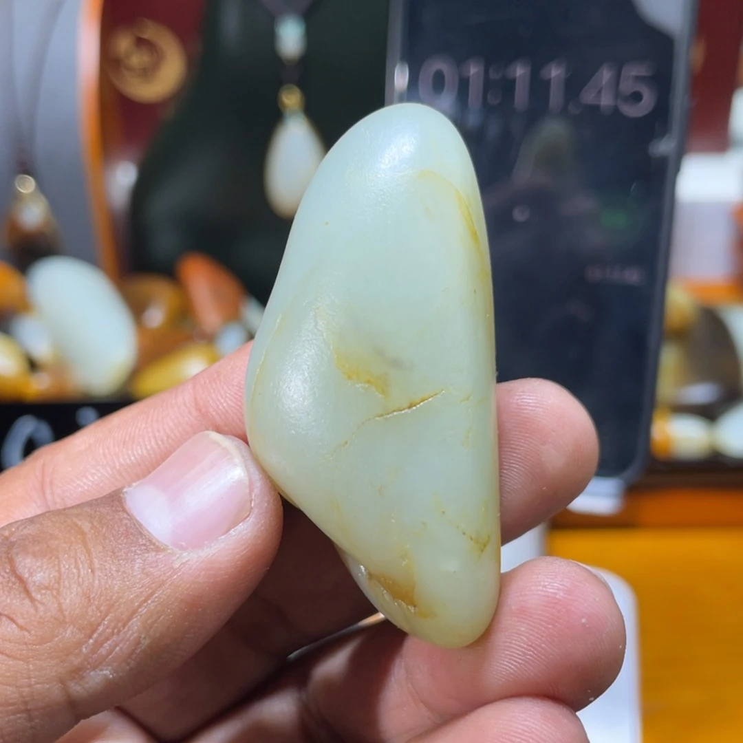 和田玉（白玉）挂件未镶嵌阿*¹