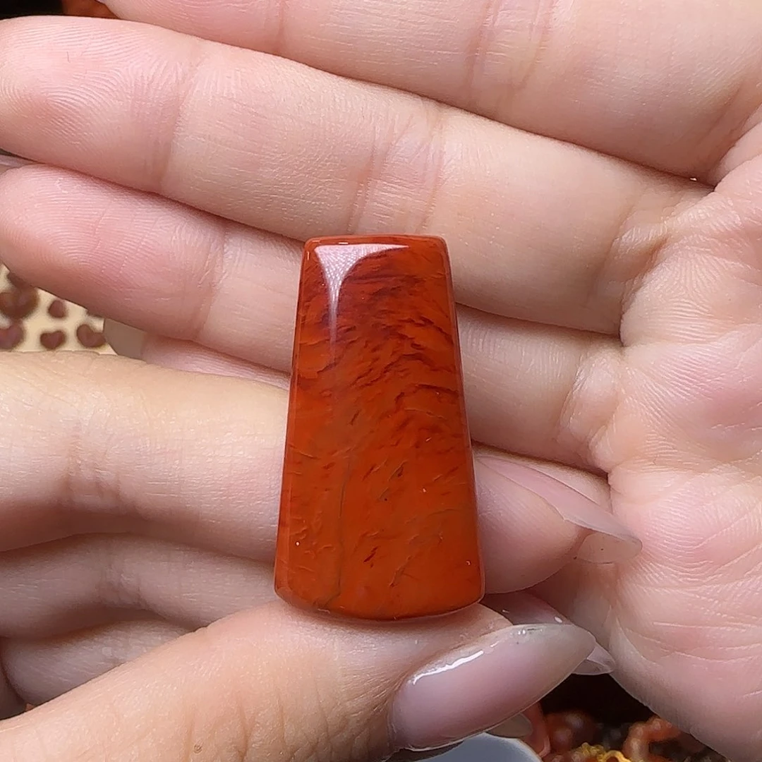 南红玛瑙未镶嵌吊坠(不含链)