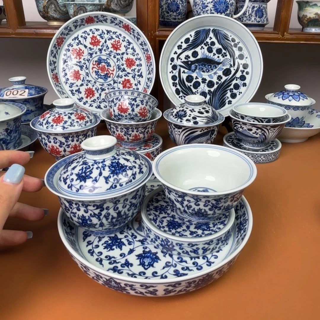 &***景德镇陶瓷四件套