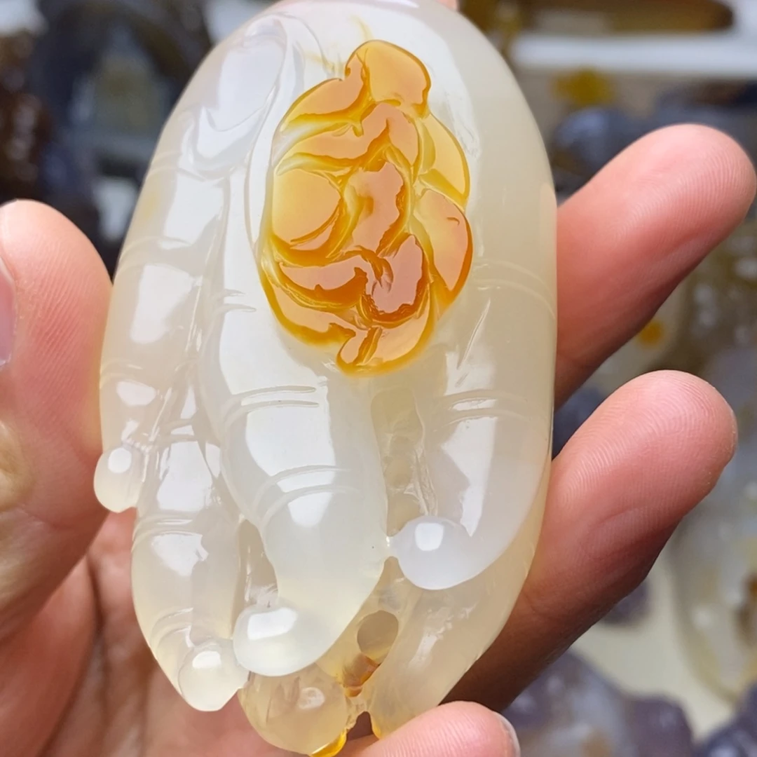 玛瑙/玉髓未镶嵌把件