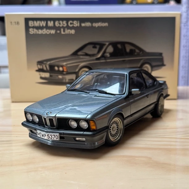 AUTOART 1:18宝马M635CSI E24 Shadow-line灰色 合金汽车模型