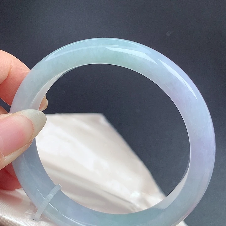 翡翠未镶嵌手镯57.6圈口