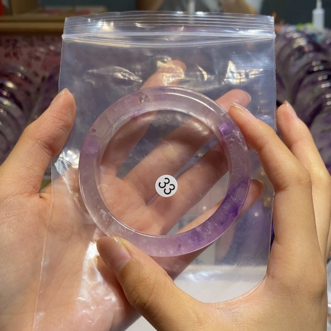 未镶嵌手镯水晶度*