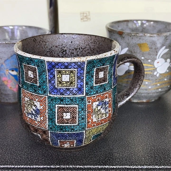 摆件进口瓷器九谷