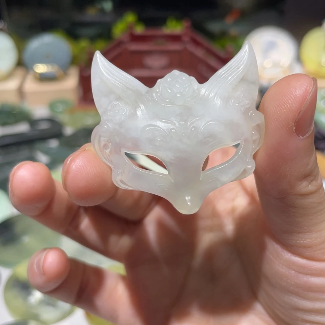 岫玉未镶嵌颈饰颈饰15