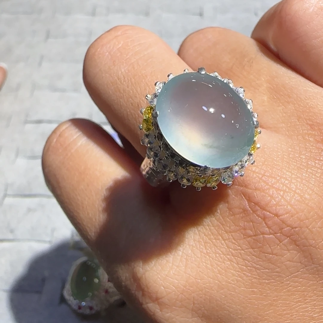 翡翠未镶嵌戒指翡翠