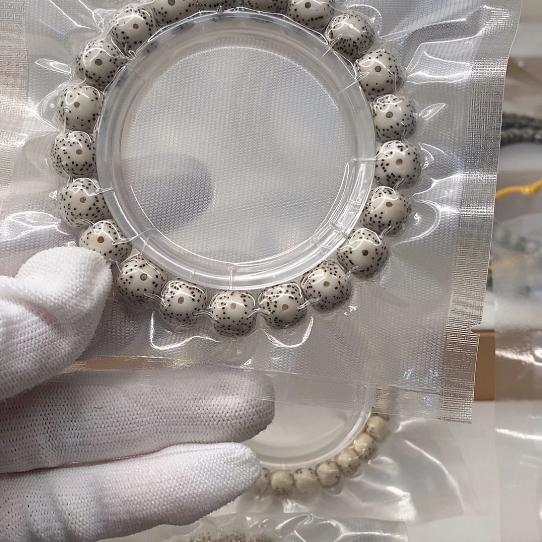 星月菩提吊坠原白大眼11*10单