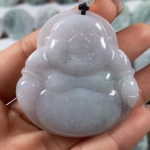 翡翠颈饰未镶嵌大佛福利