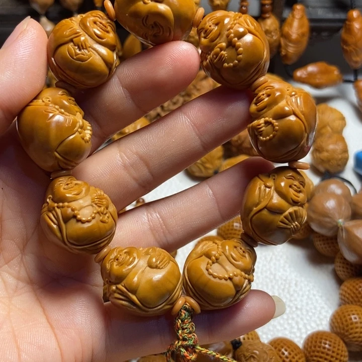 【闪购商品】橄榄核手串/手链灯泡弥勒