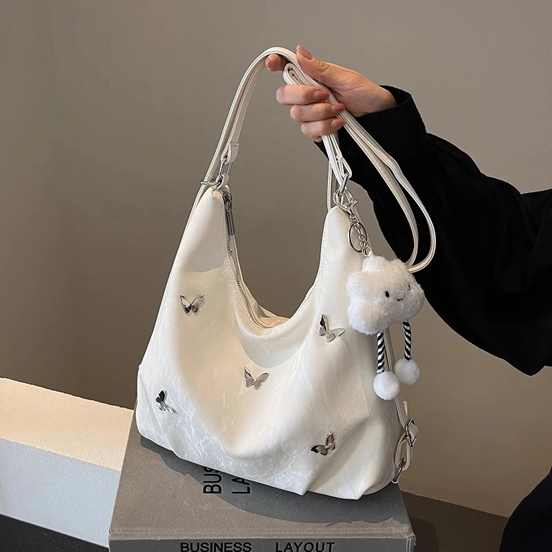 大容量春夏包包女新款时尚通勤双肩后背包多用单肩水桶斜挎托特包