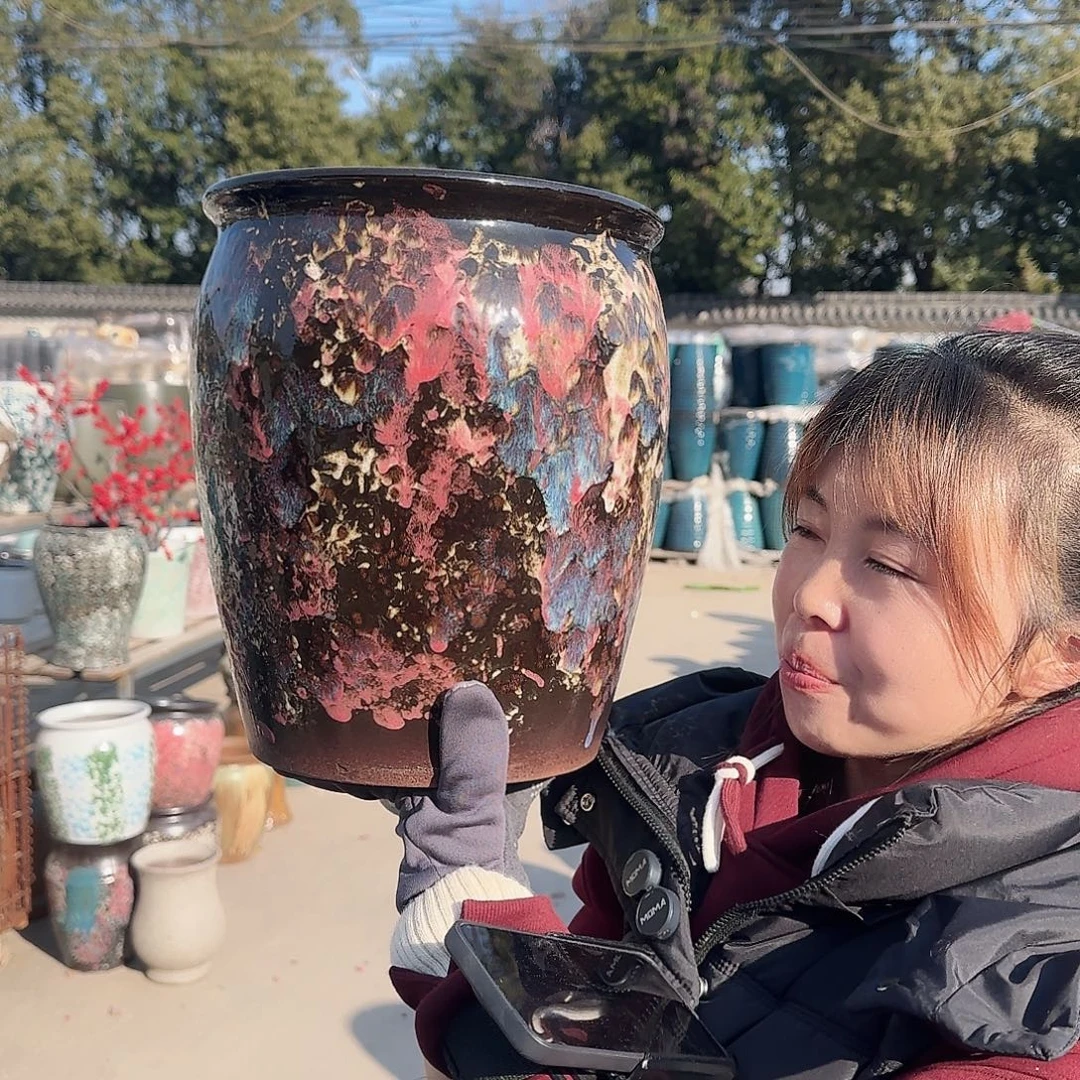 王嫂花盆1206-405高30口26