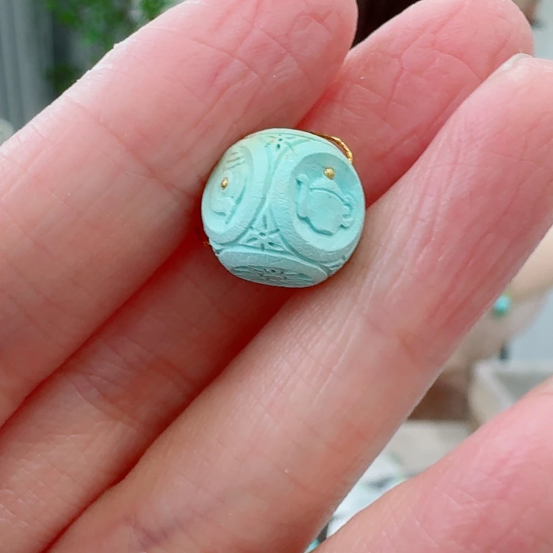 未镶嵌绿松石珠宝奇石