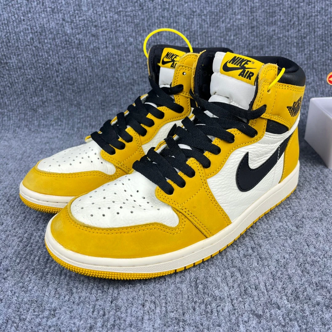 95新 MM6 42码 乔1 黄 正品潮鞋/8490