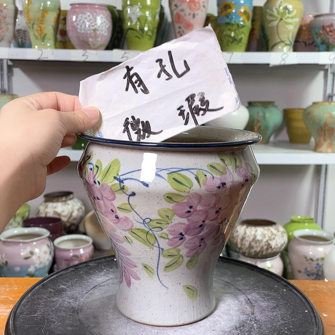 景德镇陶瓷花盆花器暇256