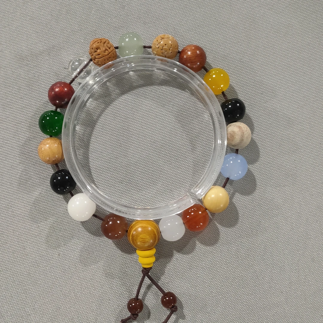 M124 十八籽DIY款单圈手串