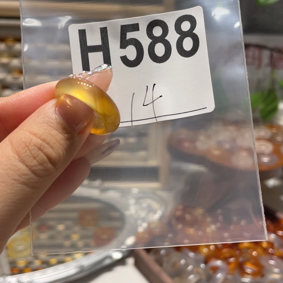 合金戒圈玛瑙/玉髓588