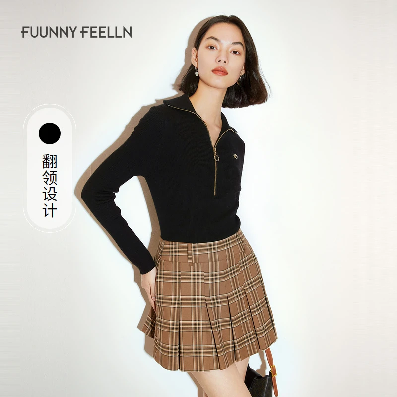 【九月专属】FF||仿佛秋羊毛衫女美丽诺混纺薄款秋冬打底衫针织
