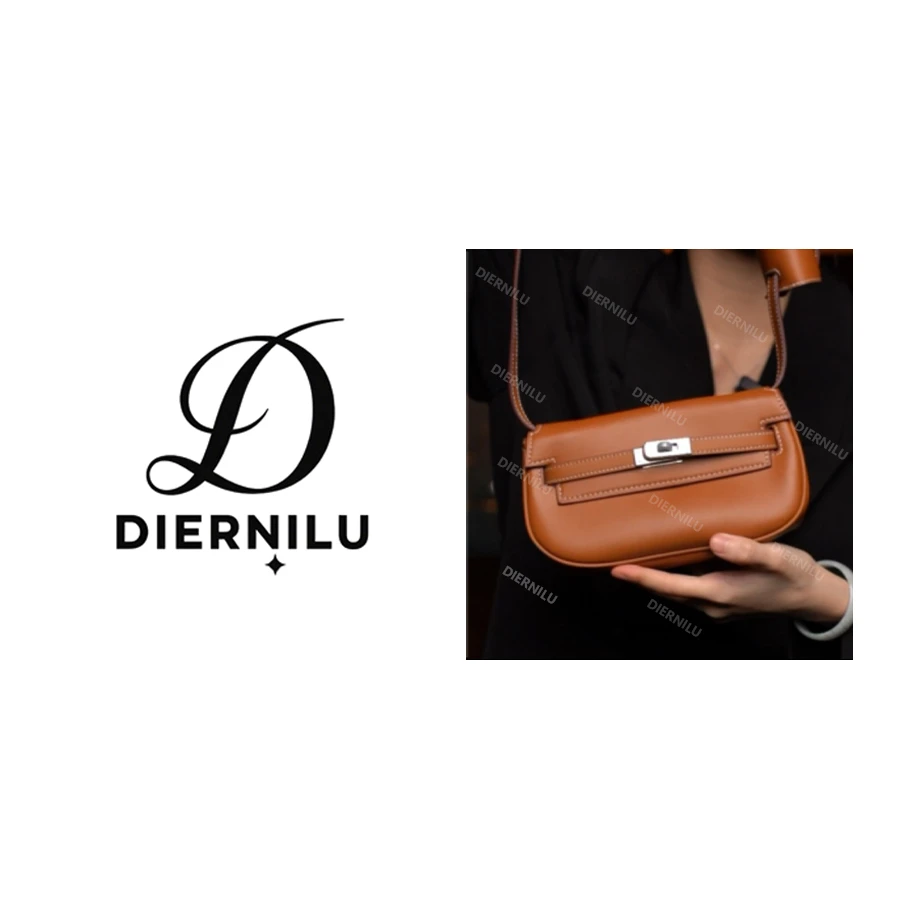 DIERNILU/20cm原创高定真皮包-H1348