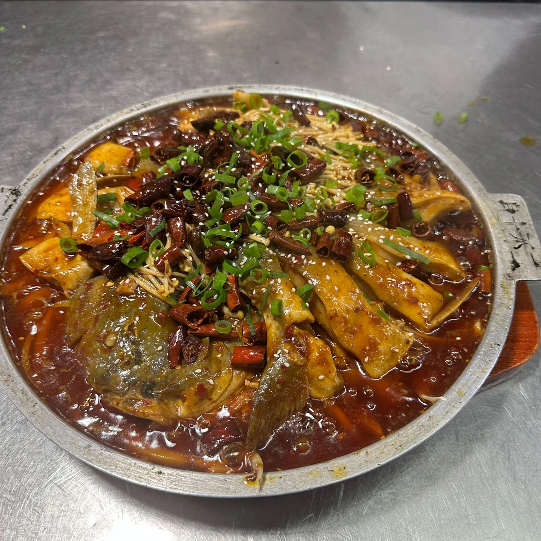 石板油泼鱼制作教程