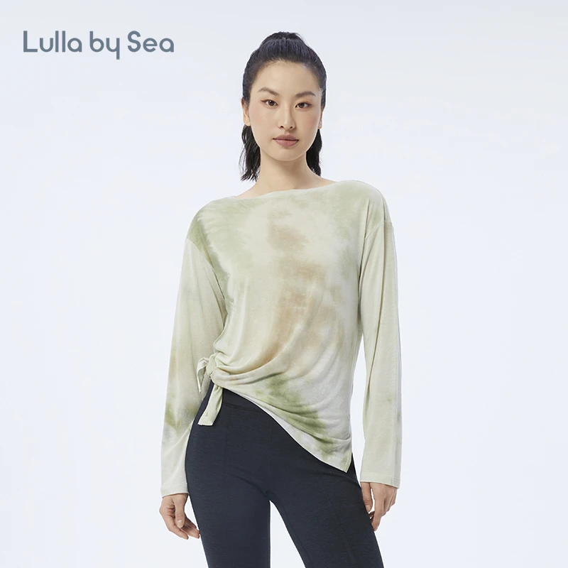 Aero wool天丝美丽诺羊毛T恤罩衫户外运动长袖女| Lulla by Sea