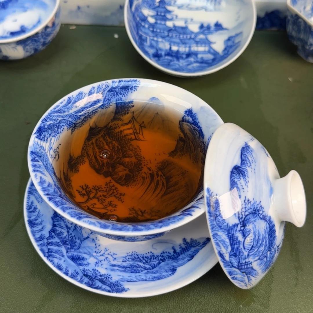 景德镇纯手绘茶具圆圆232