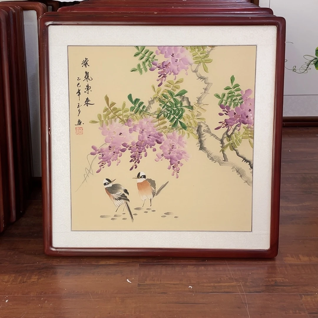 国画带框尺寸63*63厘米