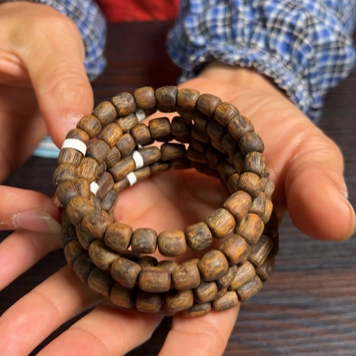 沉香手串乌身一代苗沉水6克卡7多样性发1条