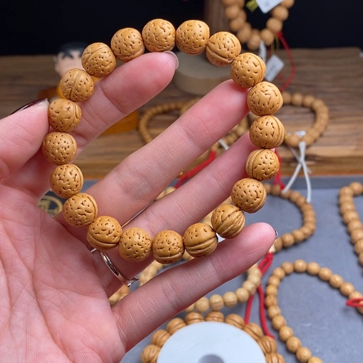 桃核手串峦山12 （尺寸误差0.5之间）