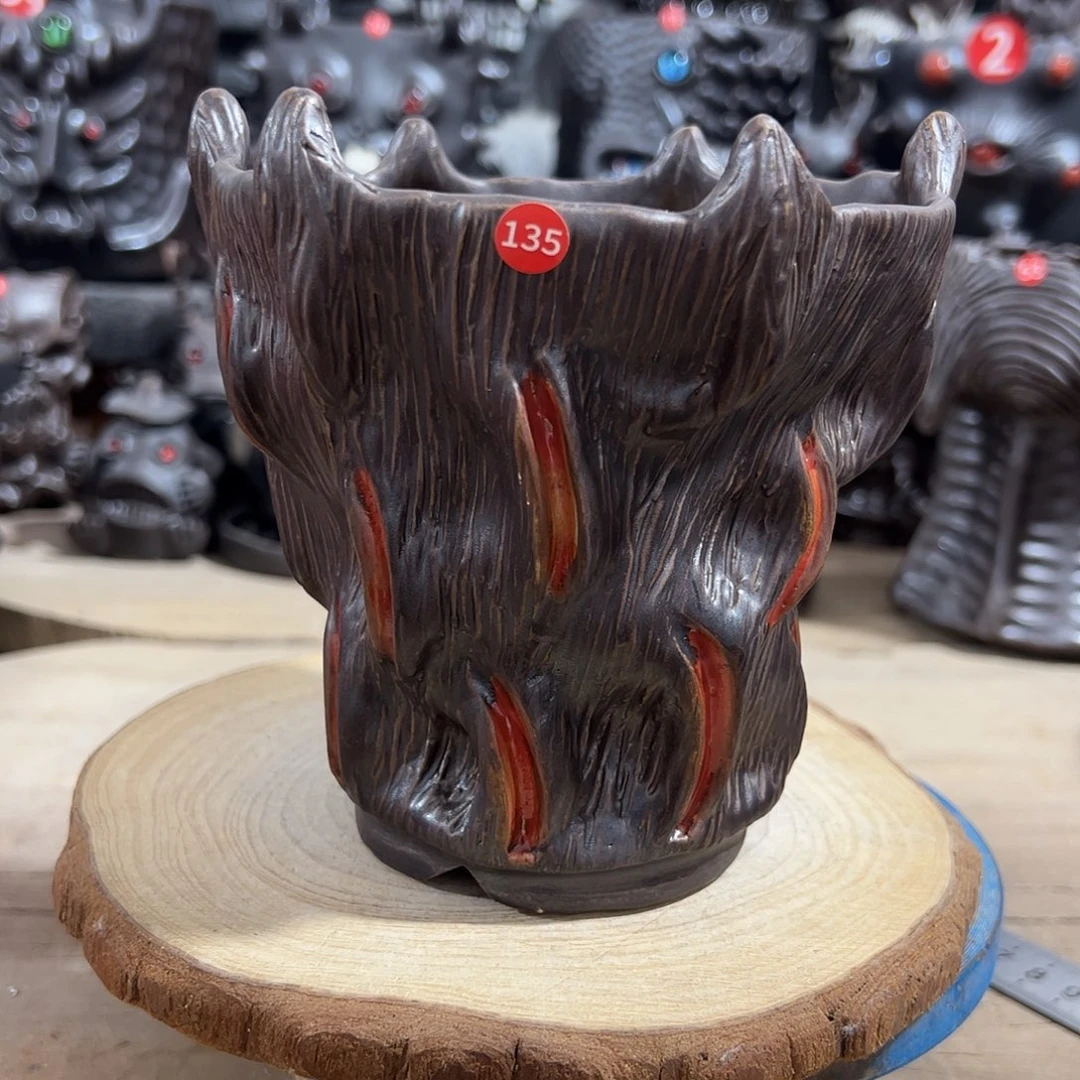 135号，手捏手刻，内口12外高13.5