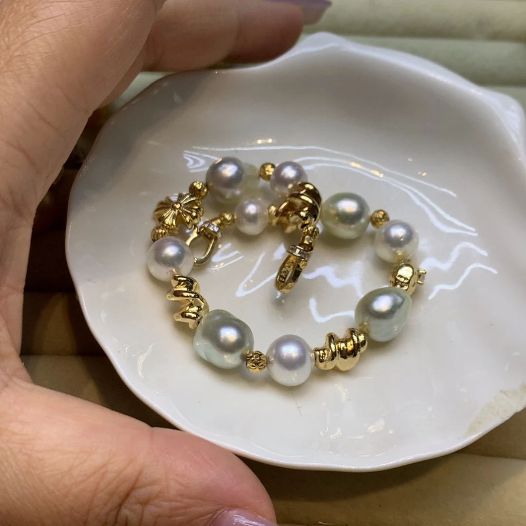 未镶嵌手链海水珍珠