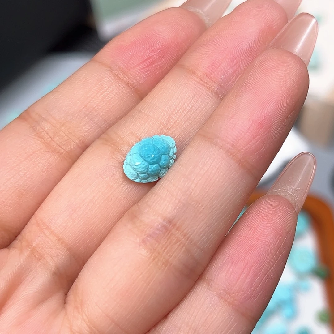 心***愿未镶嵌绿松石珠宝半成品