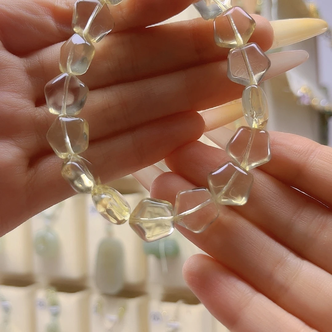 小***画未镶嵌水晶手串黄水晶
