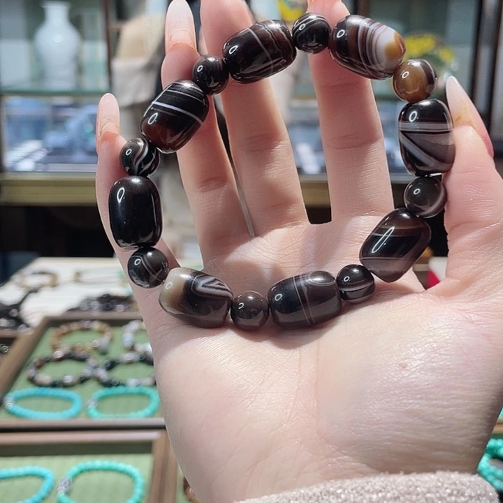 玛瑙/玉髓未镶嵌手链