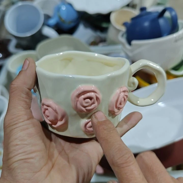 杯陶瓷杯碗盘微瑕疵介意慎拍