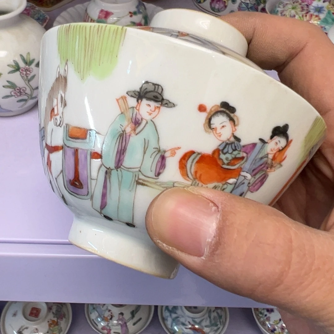 瓷片瓷器摆件、茶室雅器