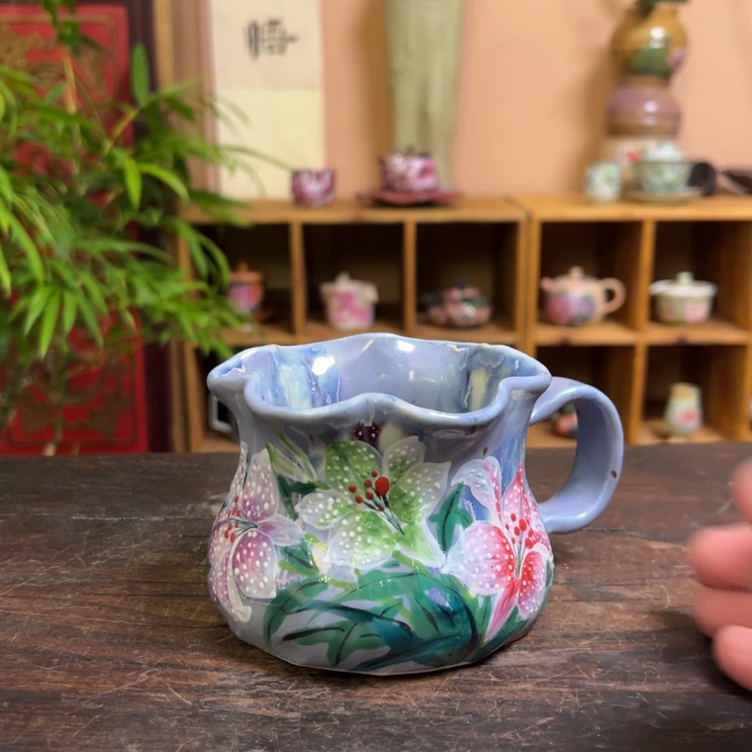柴烧手工手绘陶瓷